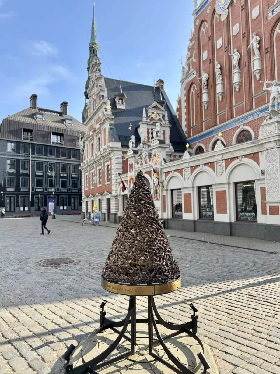 El primer árbol de Navidad de Riga