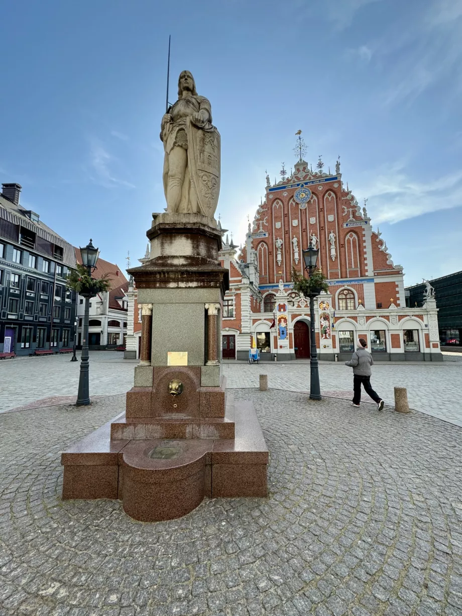 Estatua de Roldán en Riga