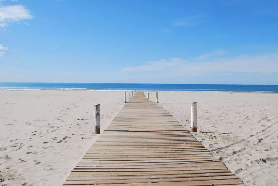 Playa cerca de Montpellier