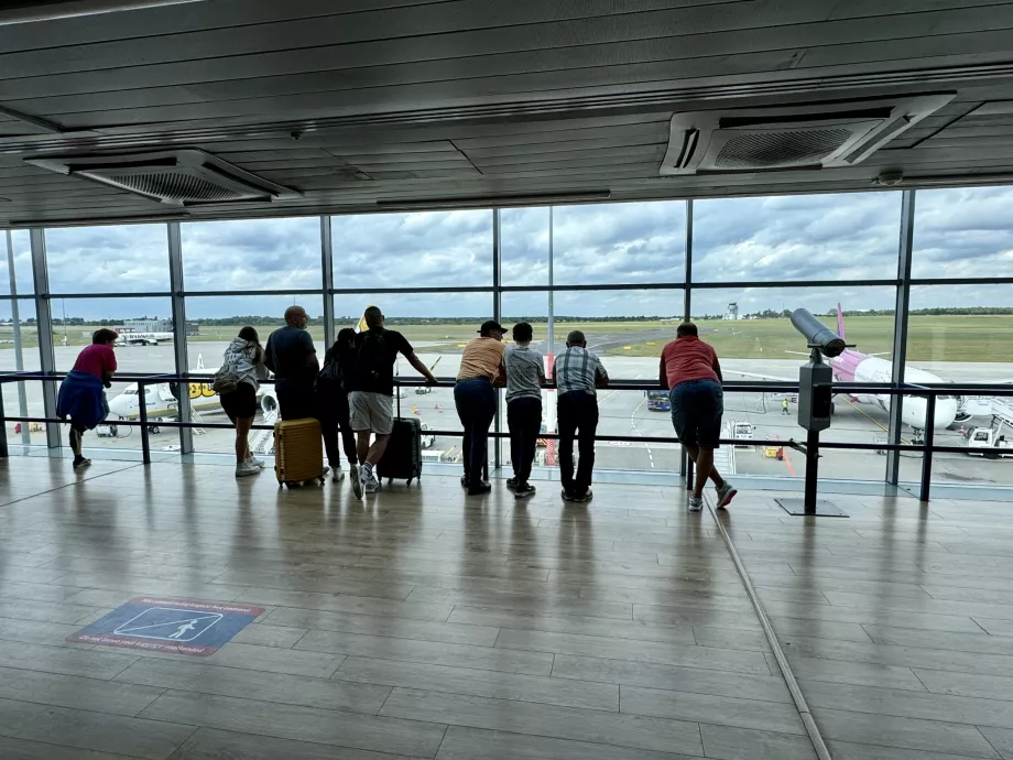 Plataforma de observación del aeropuerto de Poznan