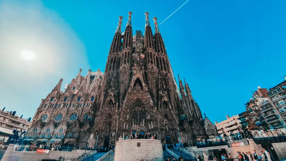 Fachada de la Sagrada Familia