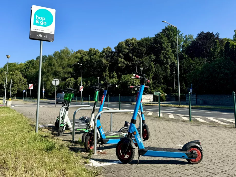 Patinetes eléctricos en Poznan