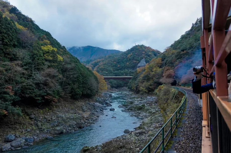 Tren romántico de Sagano