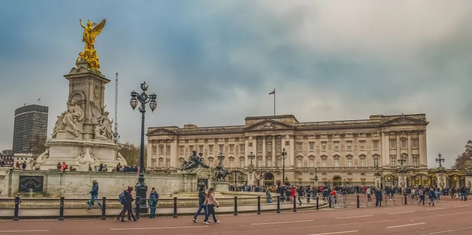 Vista general del Palacio de Buckingham