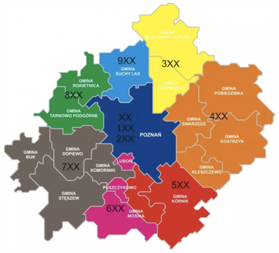 Numeración de líneas de transporte público en Poznan