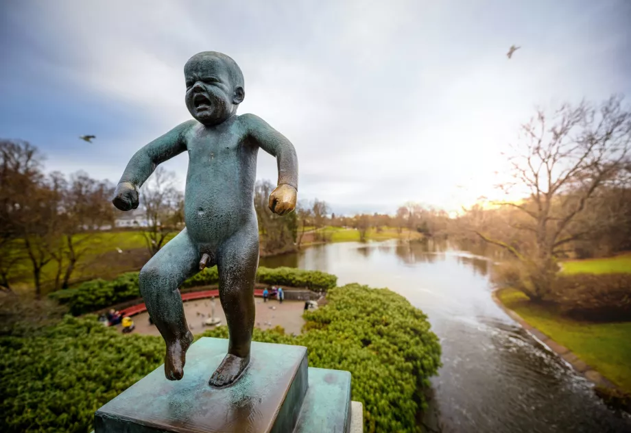 Niño que grita, Vigelandparken