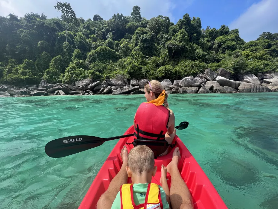 Kayak en Tioman