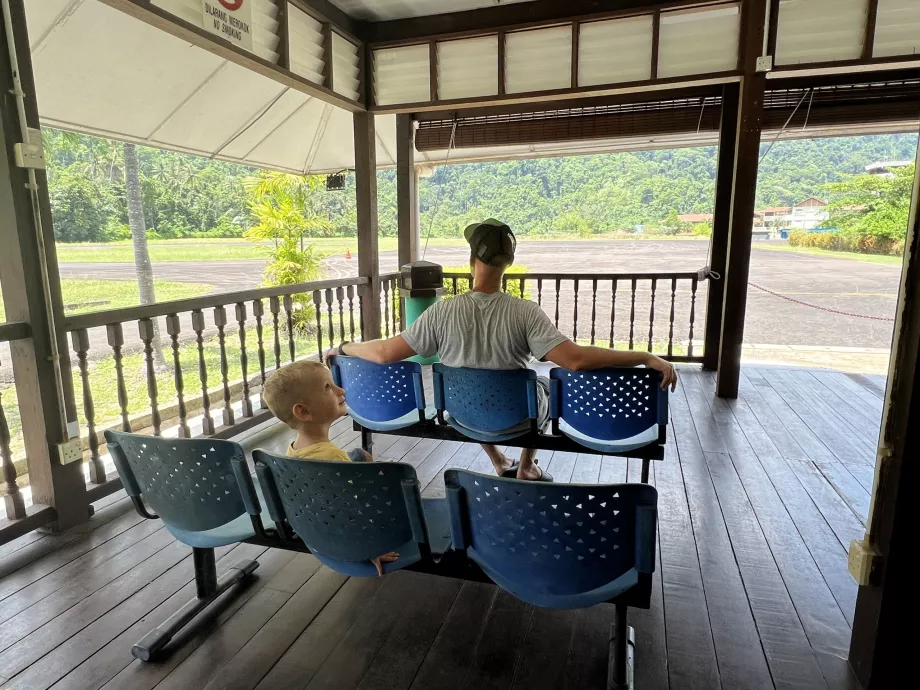 Sala de facturación del aeropuerto de Tioman