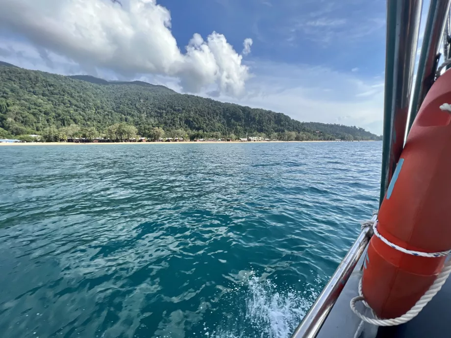 Taxi marítimo y Tioman