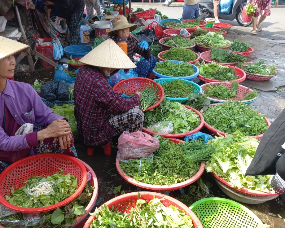 Mercado matinal, Hoi An, Vietnam